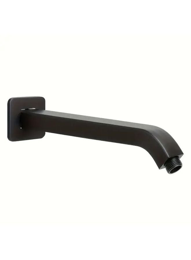 6 Inch Matte Black Shower Arm Holder 304 Stainless Steel Wall Mounted Extension For Shower Head - Image 4